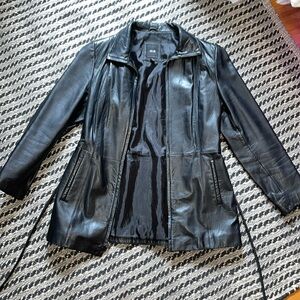 Real leather jacket